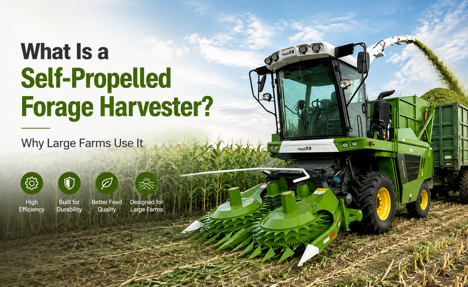 What Is a Self-Propelled Forage Harvester and Why Do Large Farms Use it?